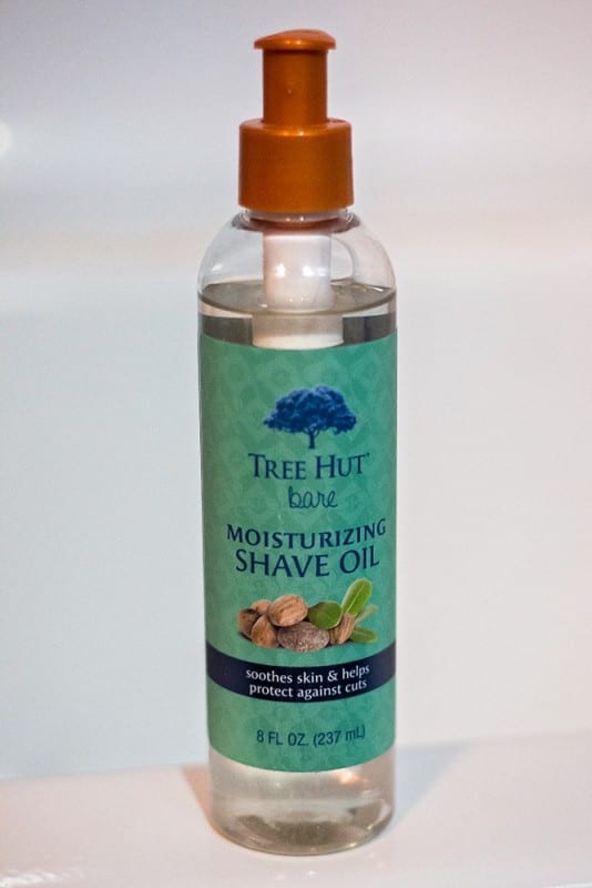 bottle of Tree Hut shave oil used to stay fresh