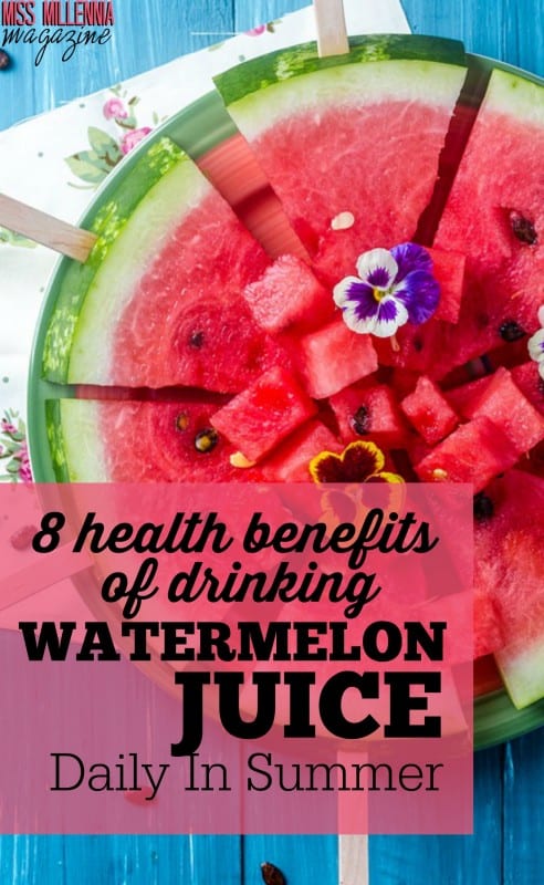 Watermelon is one of the many food choices that are considered to be a “superfood”. Here are 8 health benefits of drinking watermelon juice daily. 